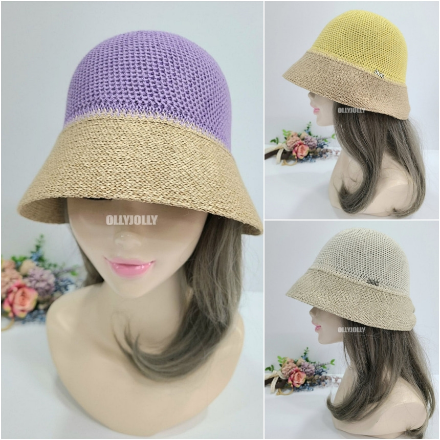 성근 짜임 여름 모자 시원한 여름 벙거지 모자 올리졸리3A1T41