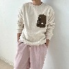 세일) 남성맨투맨 남자오버핏맨투맨 남자 겨울 여행 후리스 캠핑 티셔츠
